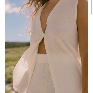 James Street Co Gauze Tunic NWOT